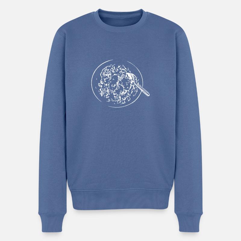 Müsli - Pull Premium bio Homme - bleu pigeon