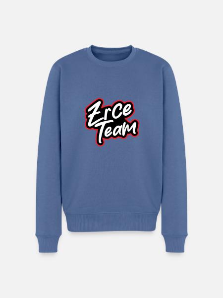 Zrce Team - Männer Premium Bio Pullover - Taubenblau