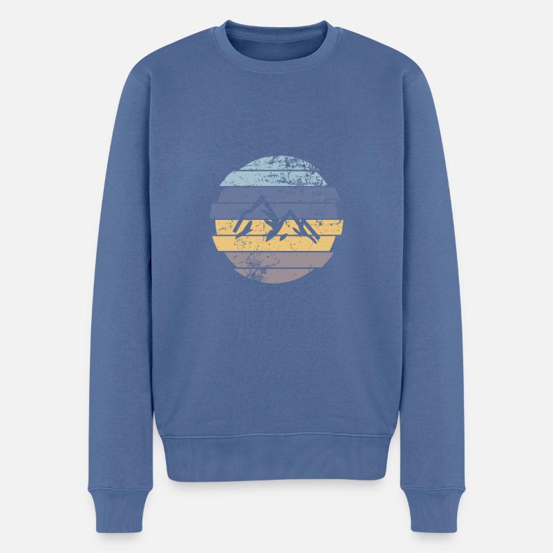 Berg - Pull Premium bio Homme - bleu pigeon