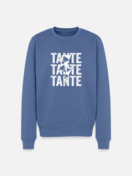 Badminton Aunt Badminton - Men's Premium Organic Jumper - stone blue