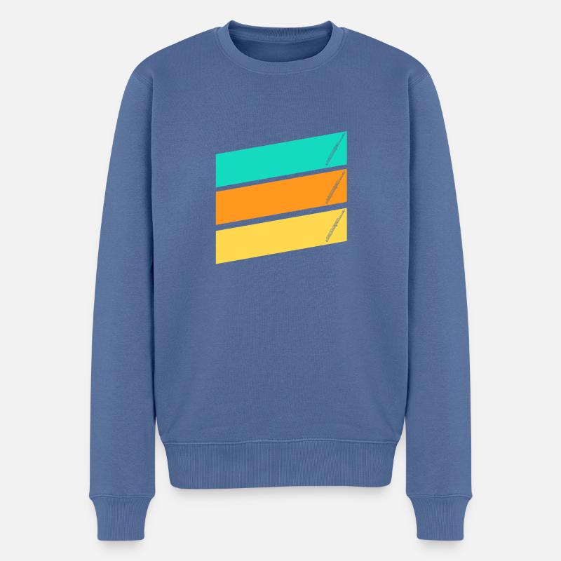 Joueur de flûte - Pull Premium bio Homme - bleu pigeon