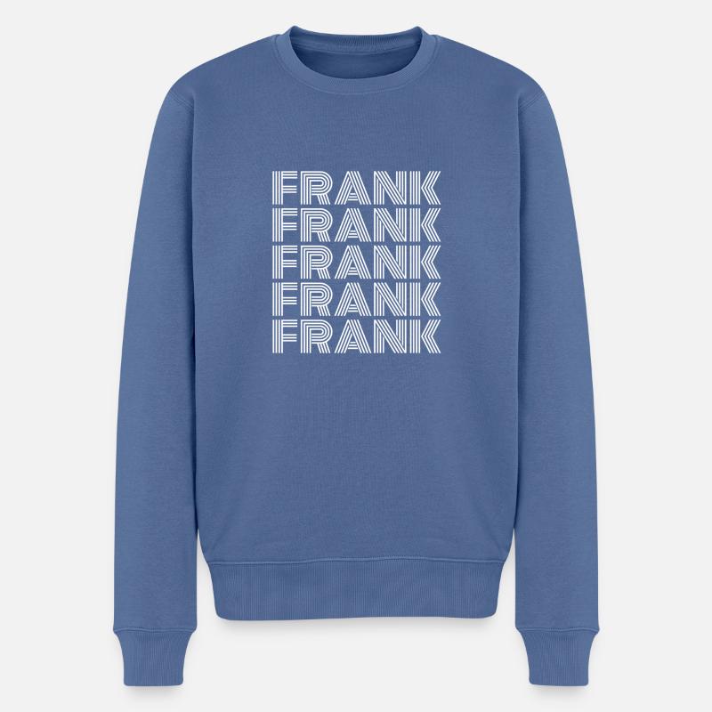 Franc - Pull Premium bio Homme - bleu pigeon