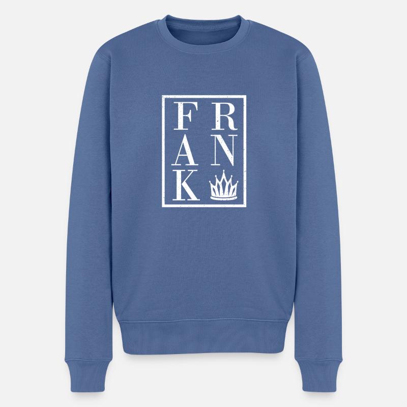 Franc - Pull Premium bio Homme - bleu pigeon