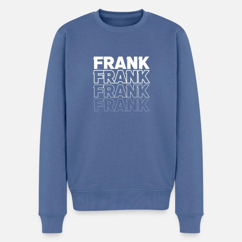 Franc - Pull Premium bio Homme - bleu pigeon