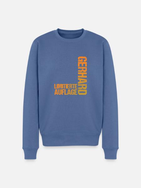 Gerhard - Pull Premium bio Homme - bleu pigeon