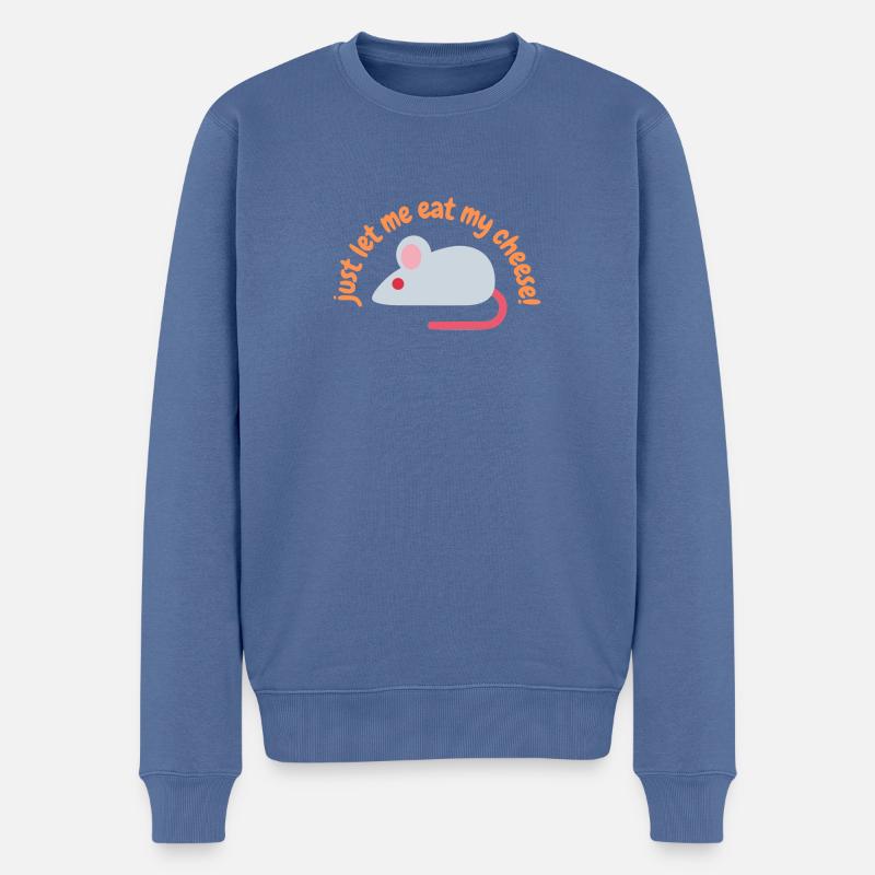 Fromage - Pull Premium bio Homme - bleu pigeon