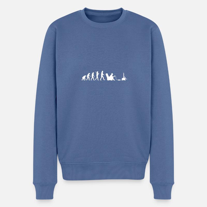 Gamer - Männer Premium Bio Pullover - Taubenblau