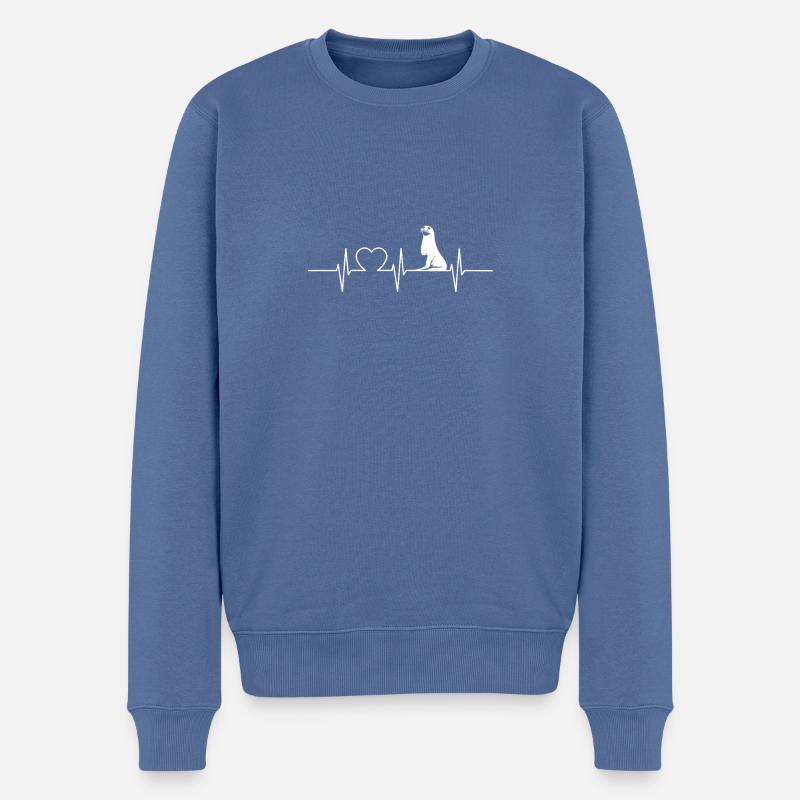 Joints, Phoque - Pull Premium bio Homme - bleu pigeon