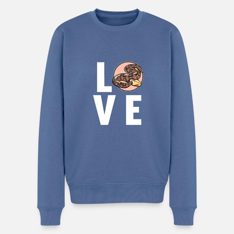 Gabon Vipers Gabon Vipers - Pull Premium bio Homme - bleu pigeon