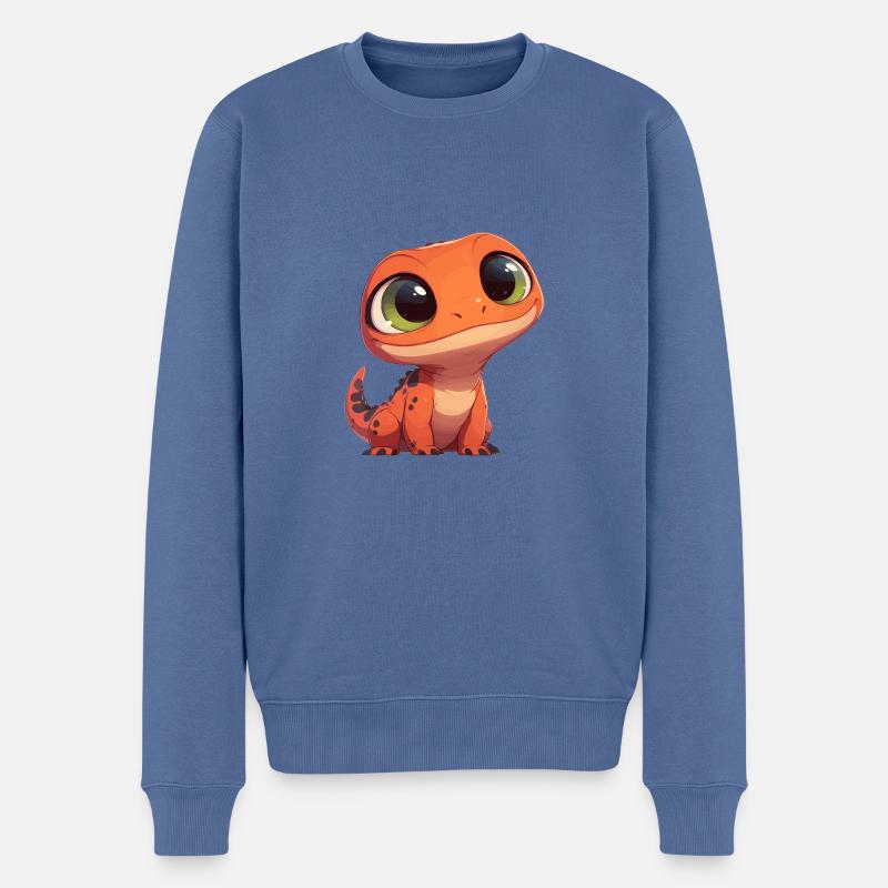 Scinque Skinke - Pull Premium bio Homme - bleu pigeon