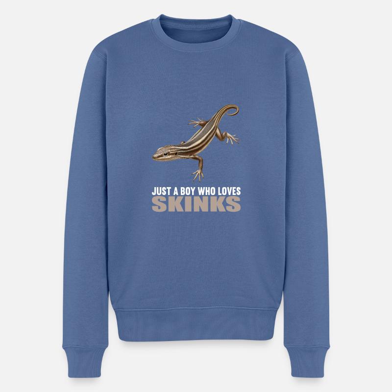 Scinque Skinke - Pull Premium bio Homme - bleu pigeon