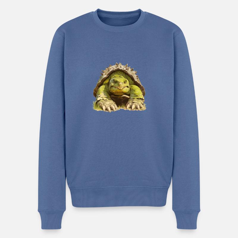 Snapping Turtles Snapping Turtle - Men's Premium Organic Jumper - stone blue