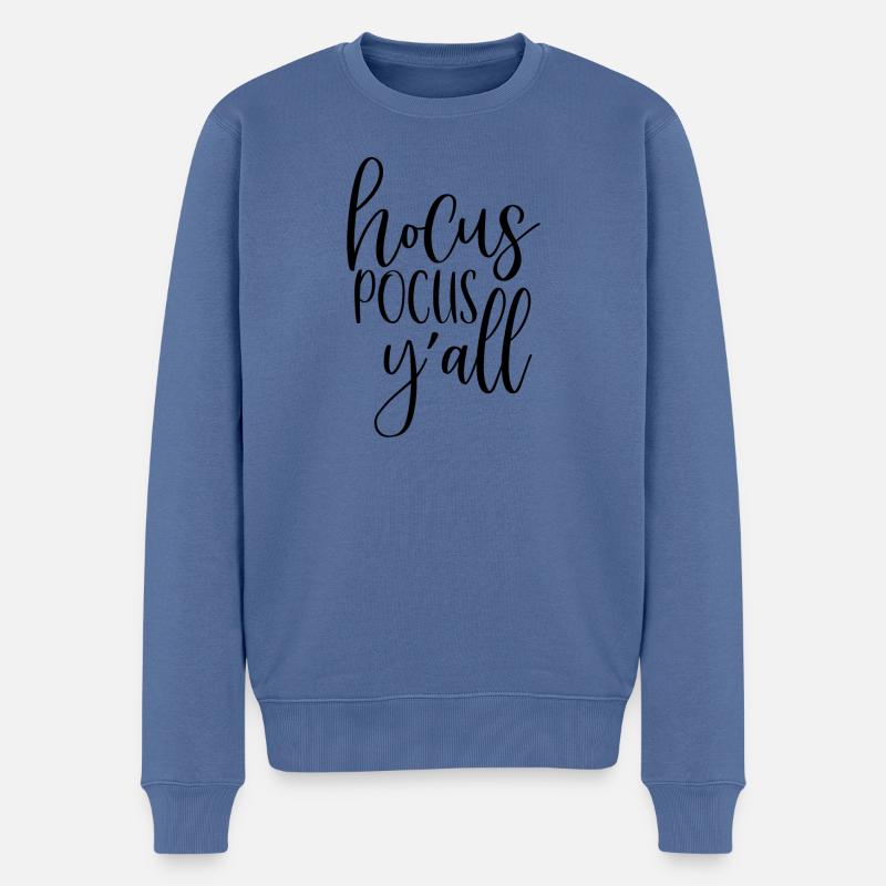 Hocus pocus yall - Pull Premium bio Homme - bleu pigeon