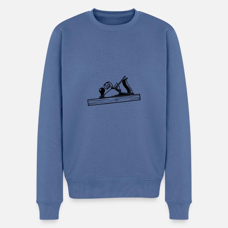 Conception de la raboteuse Schreiner - Pull Premium bio Homme - bleu pigeon