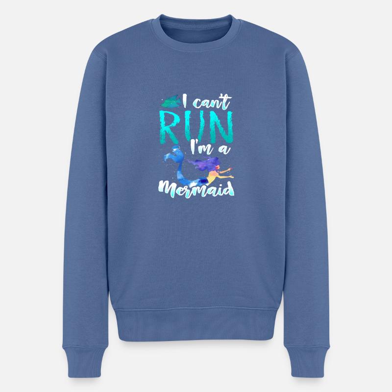Sirène Sirène cadeau - Pull Premium bio Homme - bleu pigeon