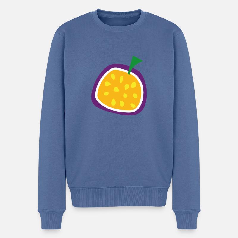 Fruit de la passion fruit de la passion - Pull Premium bio Homme - bleu pigeon