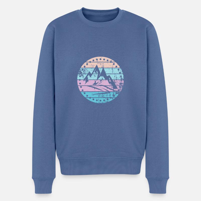 Berg - Pull Premium bio Homme - bleu pigeon