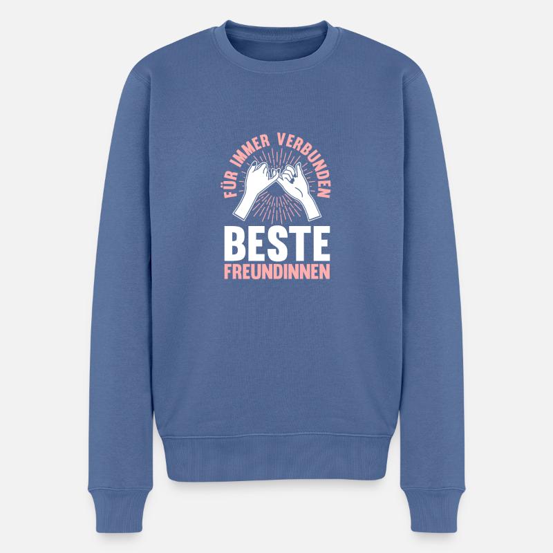 Meilleur ami - Pull Premium bio Homme - bleu pigeon