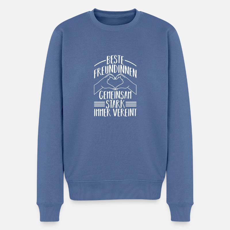 Meilleur ami - Pull Premium bio Homme - bleu pigeon