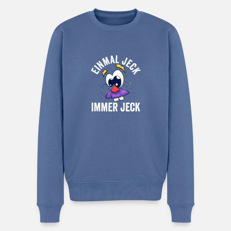 Costume de carnaval Carnaval - Pull Premium bio Homme - bleu pigeon