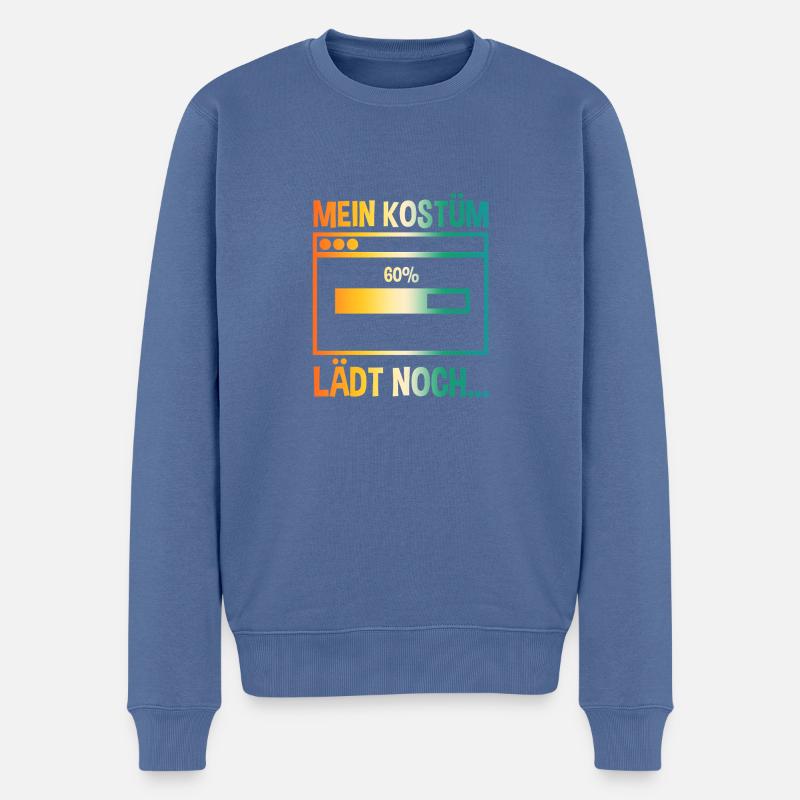 Carnaval de Jecken Carnaval - Pull Premium bio Homme - bleu pigeon