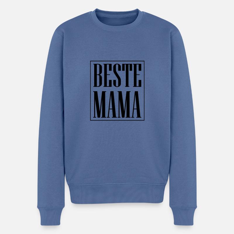 Meilleure maman - Pull Premium bio Homme - bleu pigeon