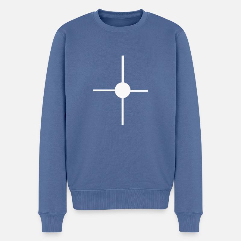 Design graphique - Pull Premium bio Homme - bleu pigeon
