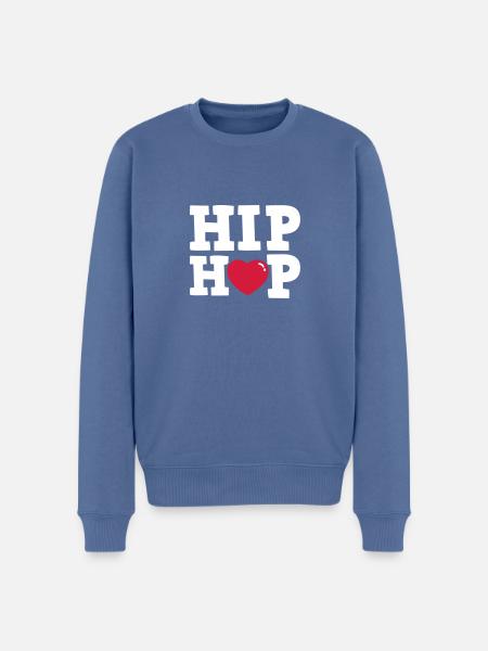 hiphop - Men's Premium Organic Jumper - stone blue