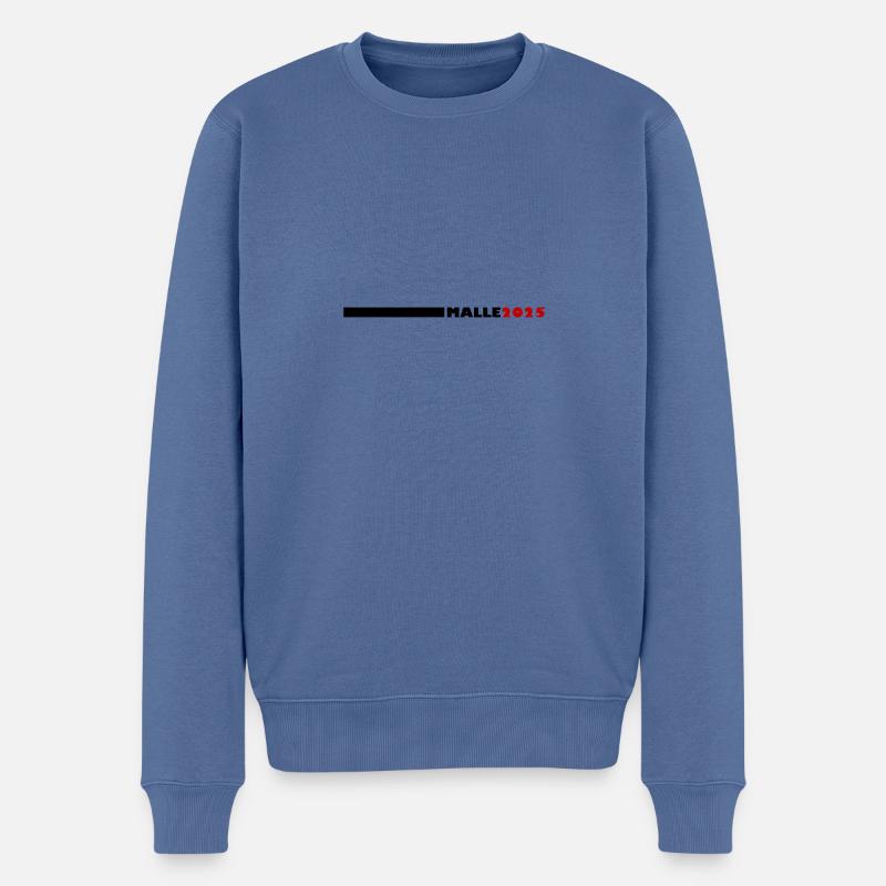 Malle 2025 - Pull Premium bio Homme - bleu pigeon