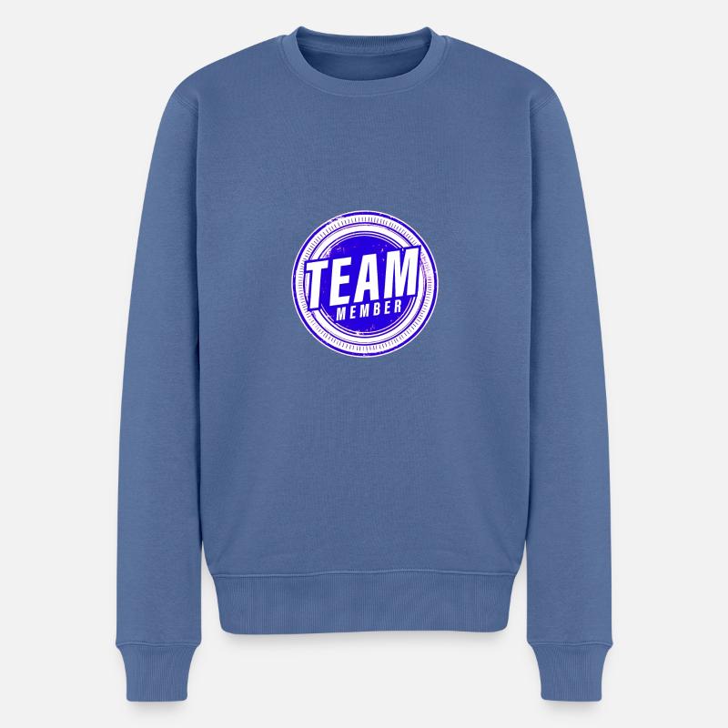 Équipier - Pull Premium bio Homme - bleu pigeon
