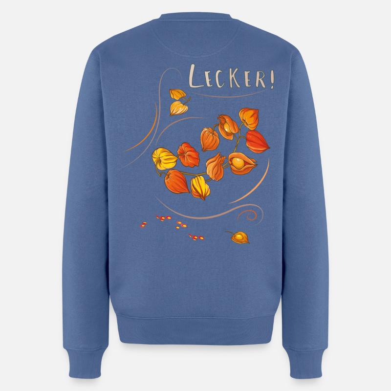 Physalis - Pull Premium bio Homme - bleu pigeon