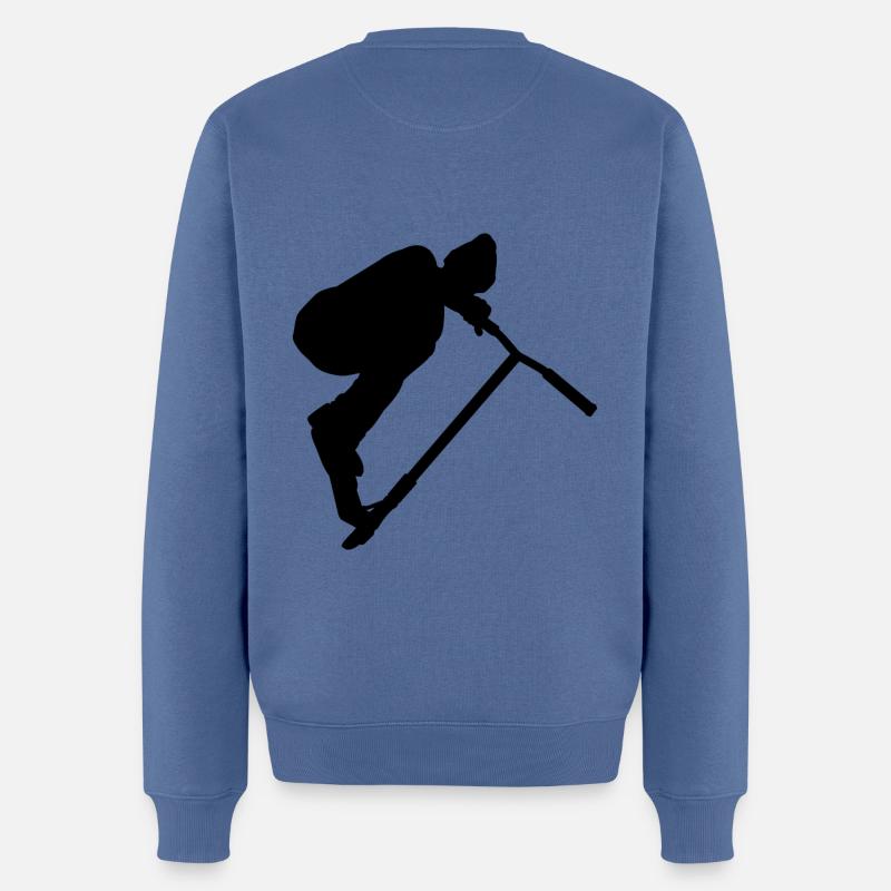 Tailgrab 3 - Pull Premium bio Homme - bleu pigeon