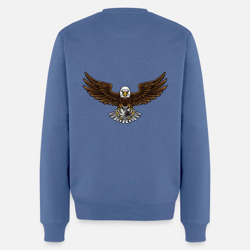 Boule Adler - Pull Premium bio Homme - bleu pigeon