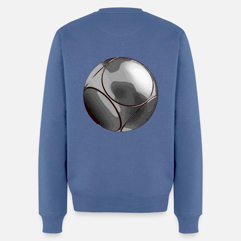 boule boule - Pull Premium bio Homme - bleu pigeon