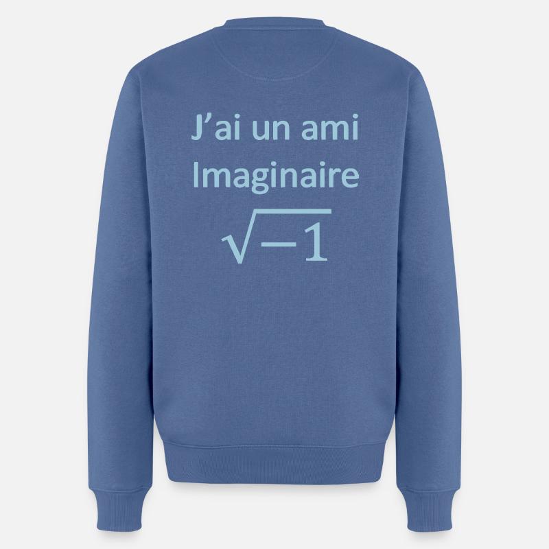 racine1 - Männer Premium Bio Pullover - Taubenblau