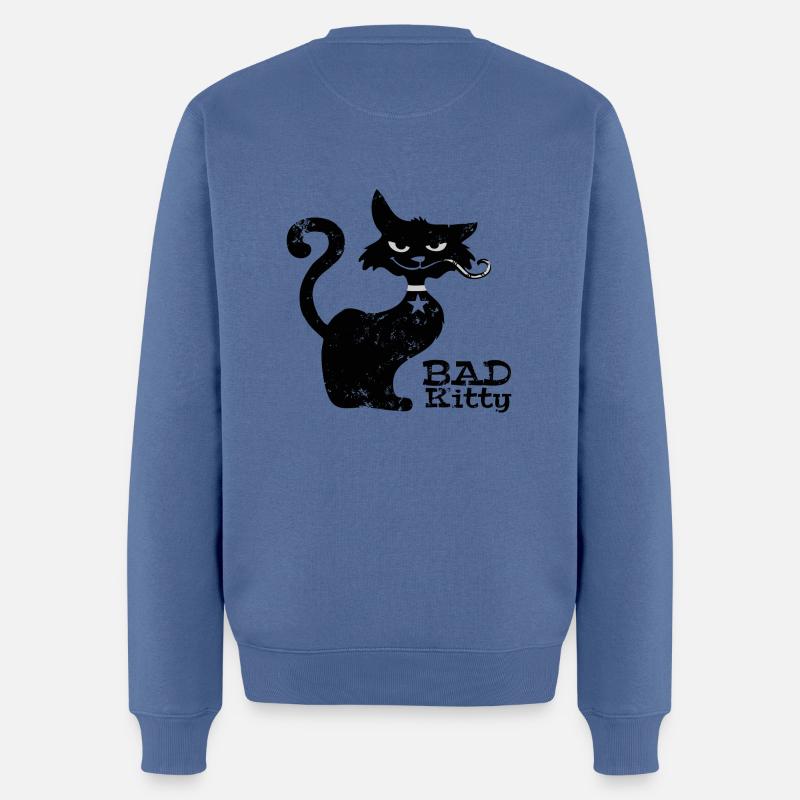 Die Qual Der Wal - Männer Premium Bio Pullover - Taubenblau