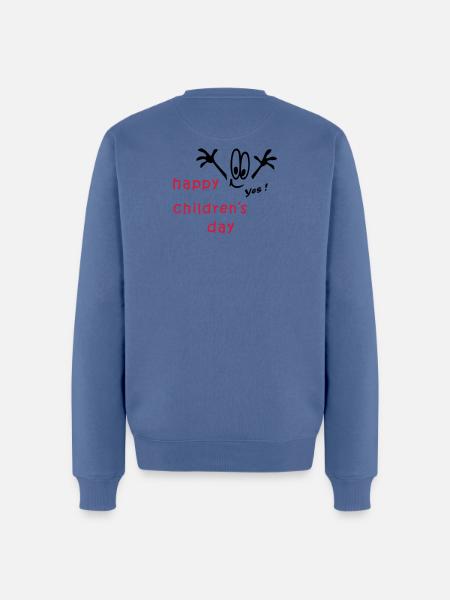 Children's Day, Children's Day - Men's Premium Organic Jumper - stone blue