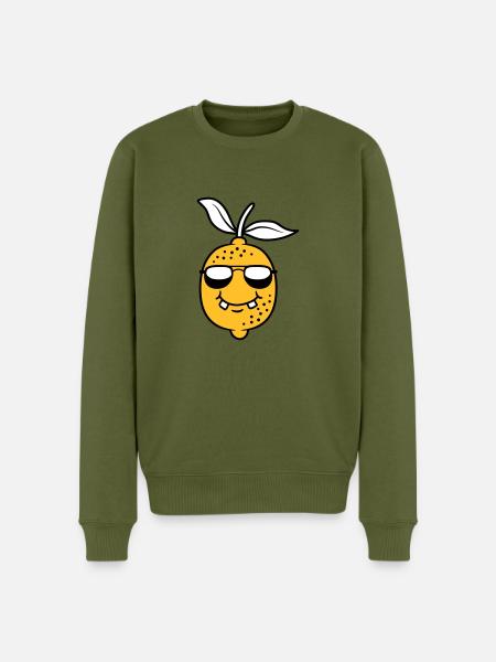 Conception fraîche de citron - Pull Premium bio Homme - kaki