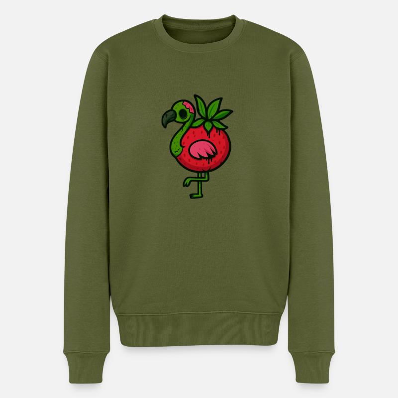 Zombingo - Männer Premium Bio Pullover - Khaki