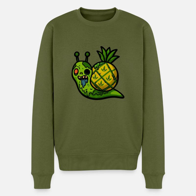 Zombiefruitcrawler - Männer Premium Bio Pullover - Khaki