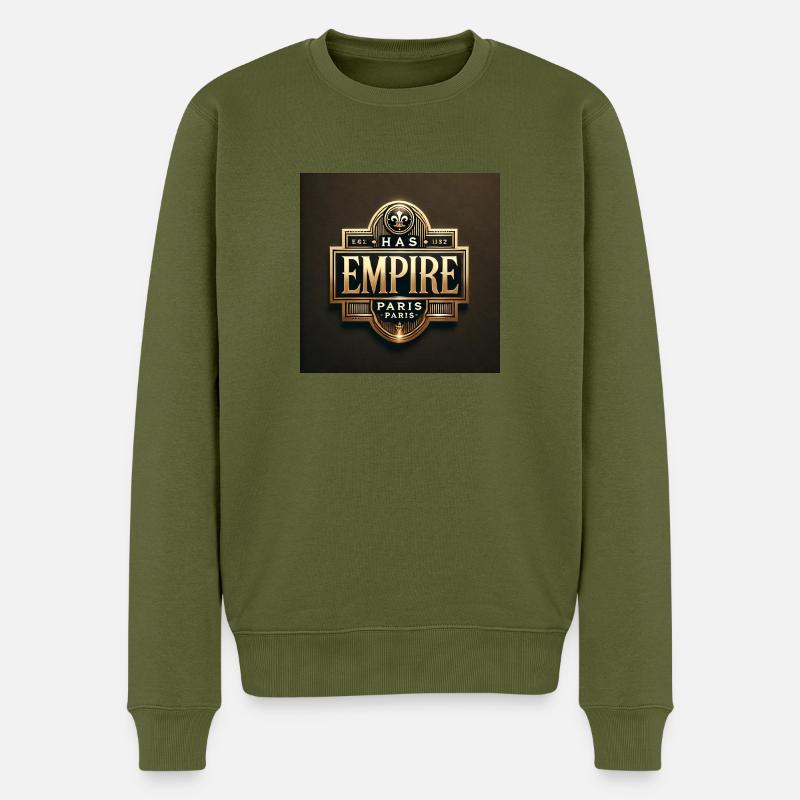 HAS EMPIRE PARIS - Pull Premium bio Homme - kaki