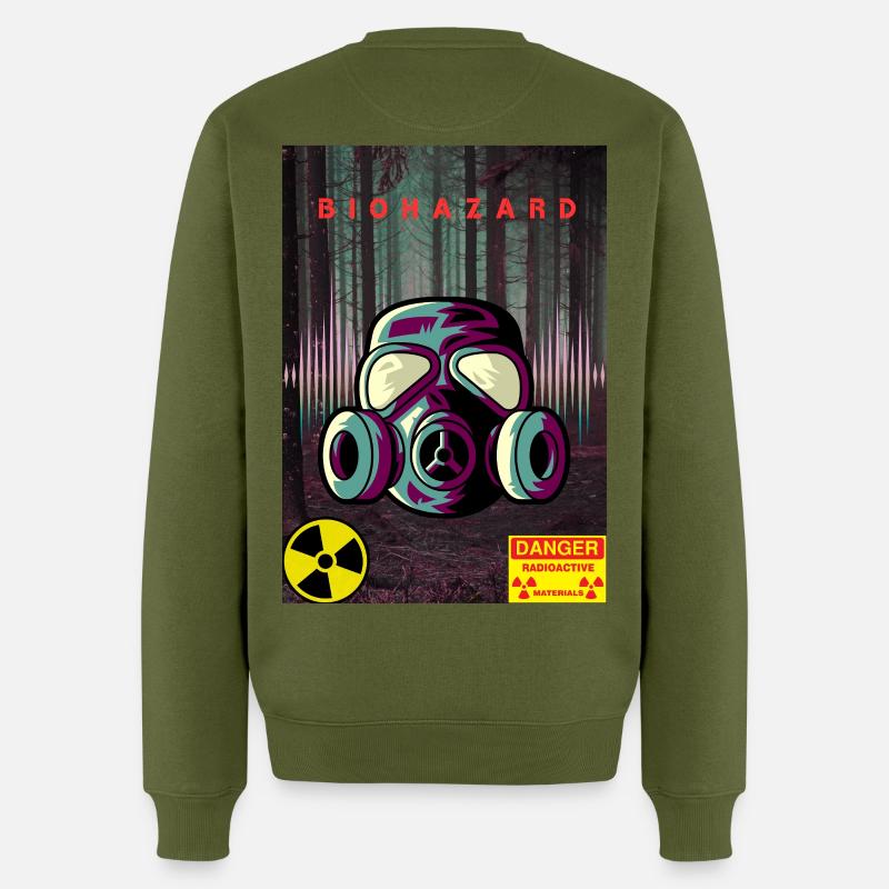 Kontaminationszone - Männer Premium Bio Pullover - Khaki