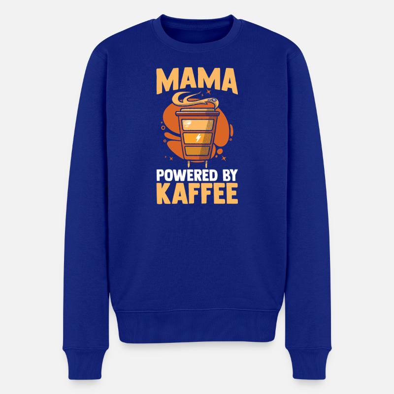 Amoureuse du café, maman, maman - Pull Premium bio Homme - bleu roi
