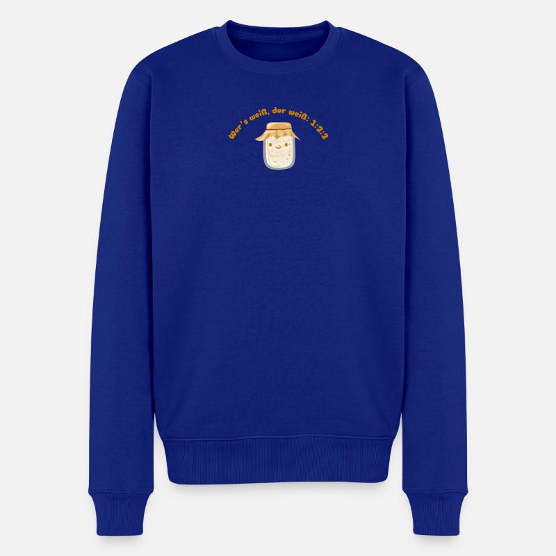 Sauerteigstarter - Männer Premium Bio Pullover - Royalblau