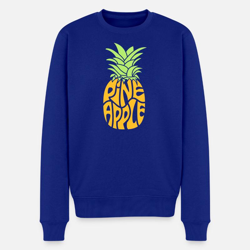 l'ananas - Pull Premium bio Homme - bleu roi