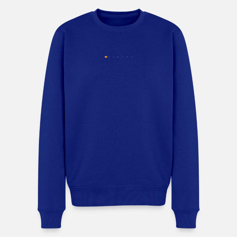 Emblème du drapeau de l’Espagne - Pull Premium bio Homme - bleu roi