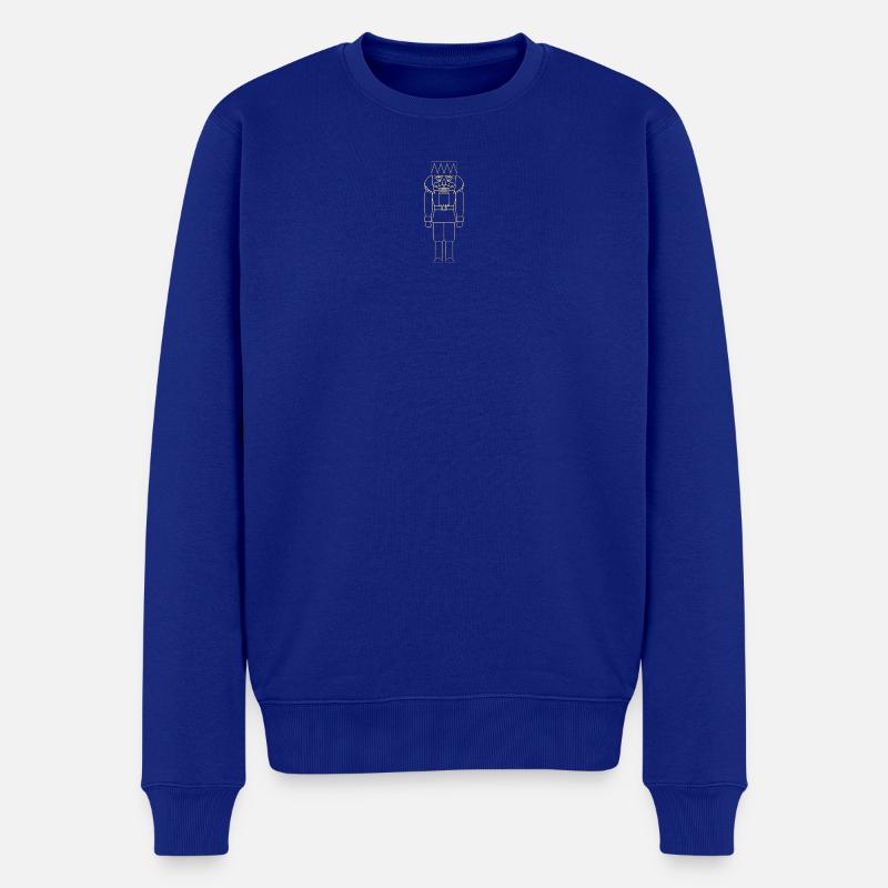Casse-Noisette Gold Lines Noël Noël - Pull Premium bio Homme - bleu roi