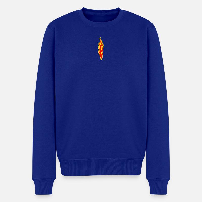 flammen - Pull Premium bio Homme - bleu roi