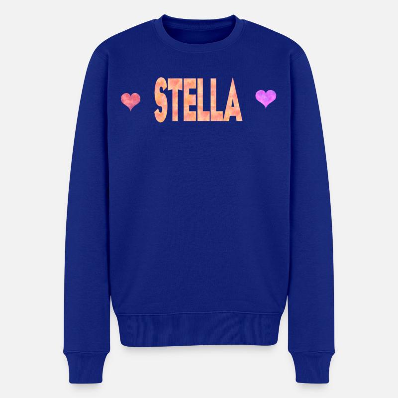 Stella - Männer Premium Bio Pullover - Royalblau