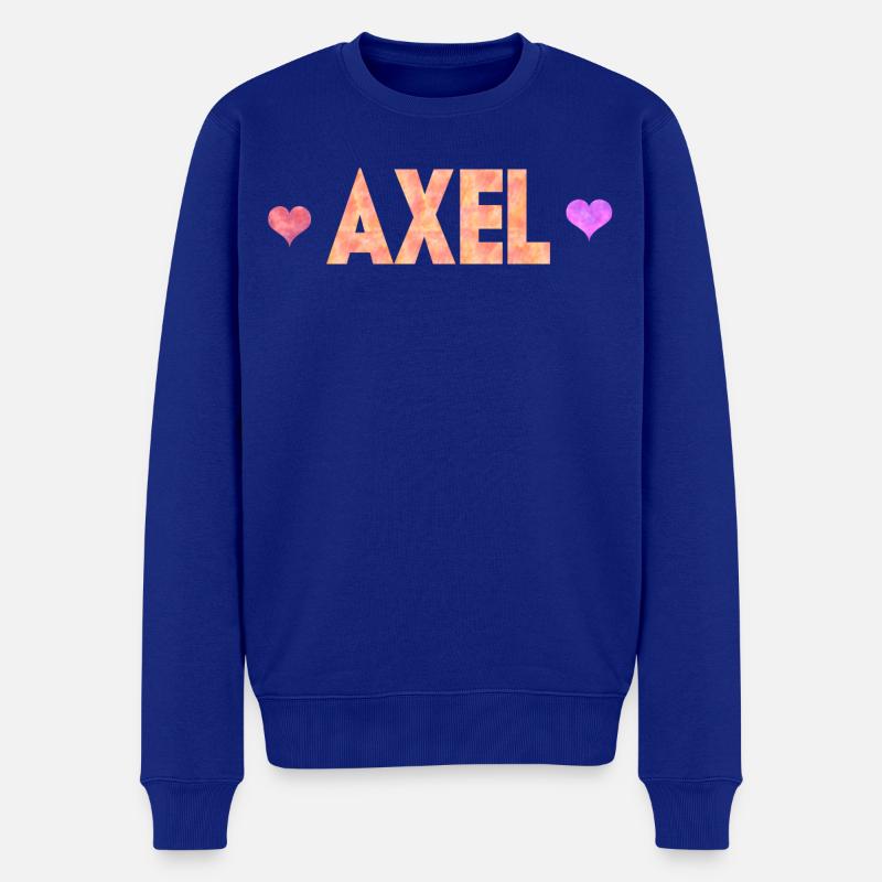 Axel - Pull Premium bio Homme - bleu roi